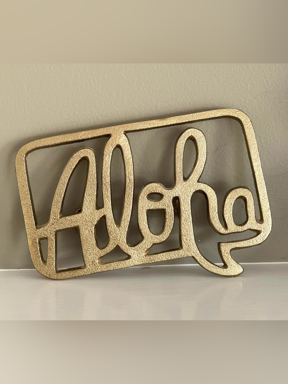 'Aloha' Wall Plaque
